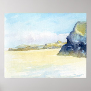 Poster La plage de Gwithian