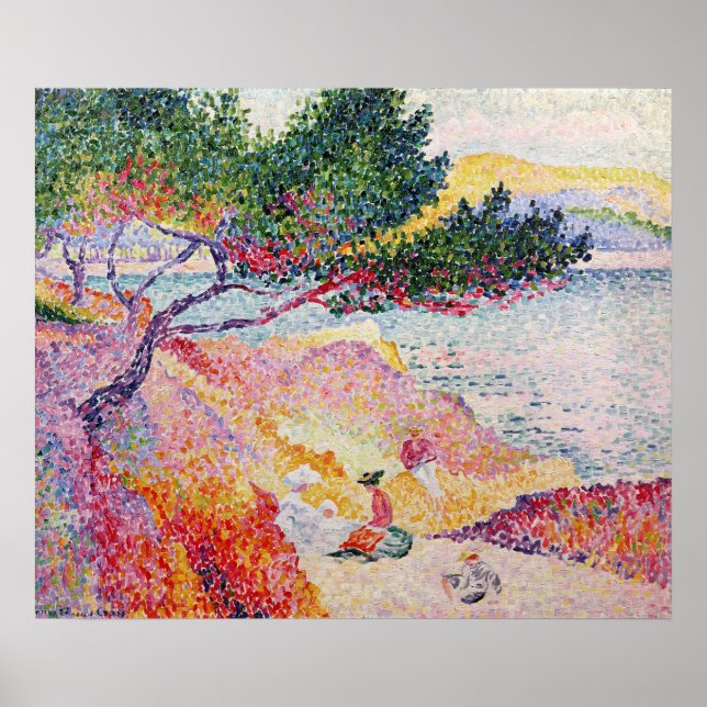 Poster La Plage de Saint-Clair, 1906-07 (Devant)