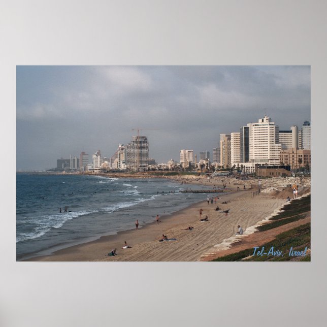 Poster La plage de Tel Aviv (Devant)