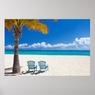 Poster La plage des Caraïbes
