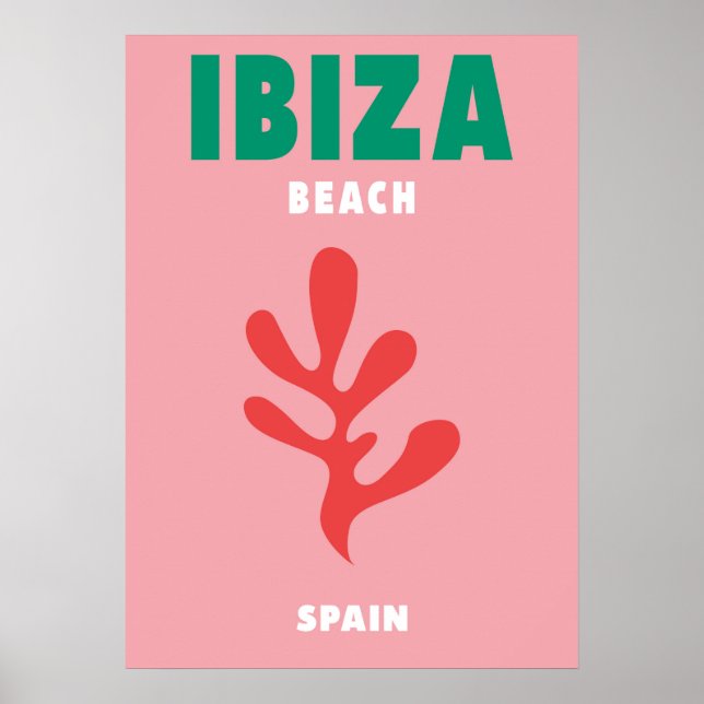 Poster La plage d'Ibiza (Devant)