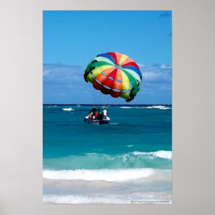 Poster La plaisance du parachute