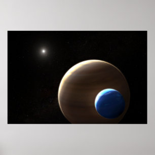 Poster La planète géante au gaz Kepler-1625b