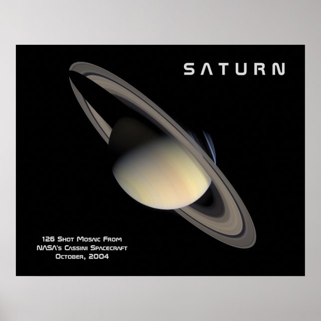Poster La planète Saturne (Devant)