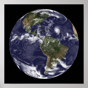 Poster La pleine terre montrant l'Amérique du Nord 2