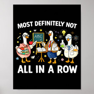 Poster La plupart pas tous à la suite professeur drôle am