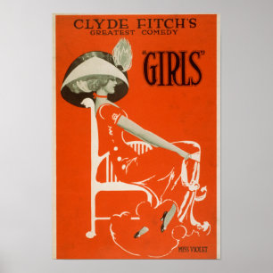 Poster La plus grande comédie de Clyde Fitch, théâtre 2