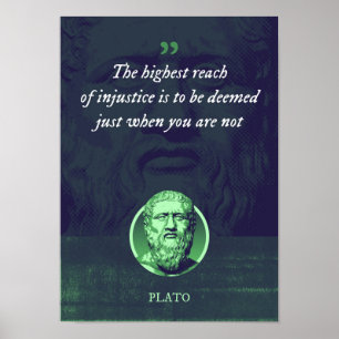 Poster La plus grande portée de l'injustice est à considé