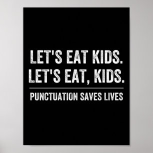 Poster La ponctuation sauve des vies