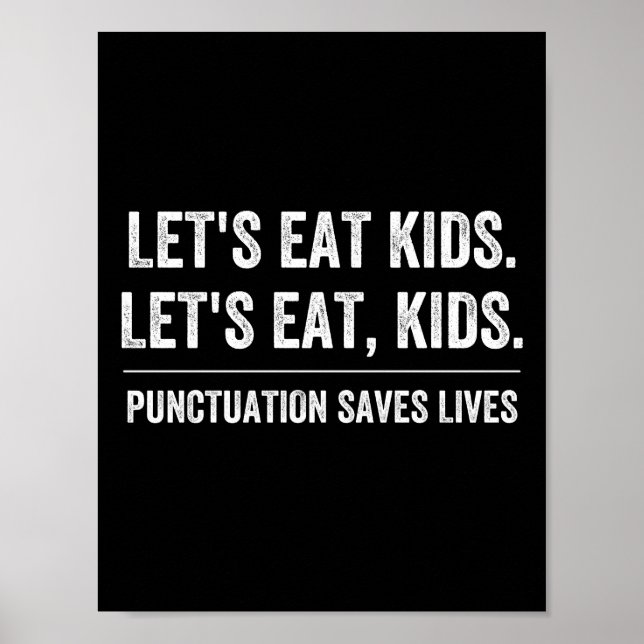 Poster La ponctuation sauve des vies (Devant)