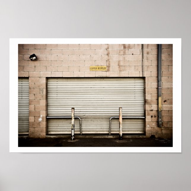 Poster La porte du garage (Devant)