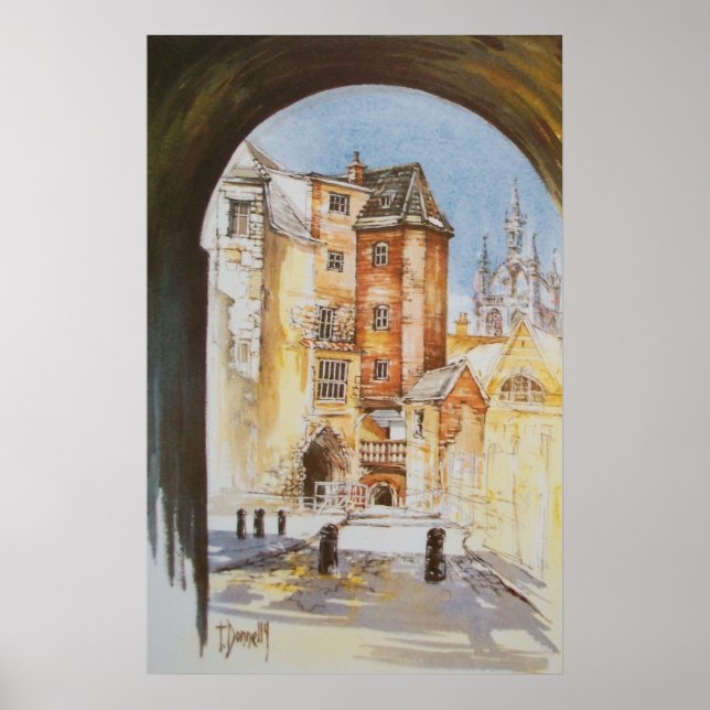 Poster La Porte Noire, Newcastle sur Tyne Imprimer (Devant)