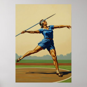 POSTER LA POUSSÉE DU JAVELOT