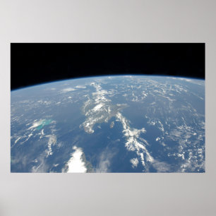 Poster La Poussière Saharienne Frappant Vers L'Ouest Dans