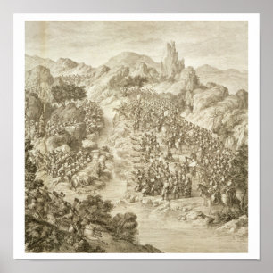Poster La première bataille entre l'armée chinoise et