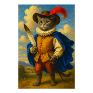 Poster La première lame du roi   Un Mousquetaire Chat Hon