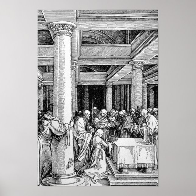 Poster La présentation dans le Temple, c.1503/4 (Devant)