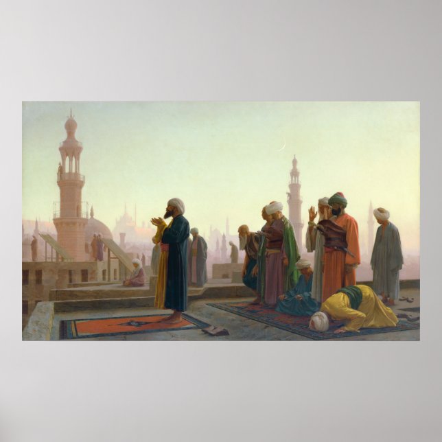 Poster La prière, 1865 (Devant)