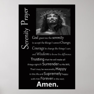 Poster La prière de sérénité