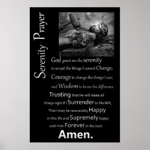 Poster La prière de sérénité