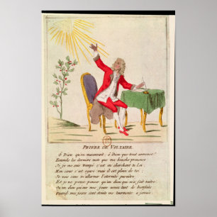 Poster La prière de Voltaire
