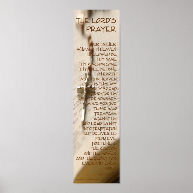 Poster La prière du Seigneur (Devant)