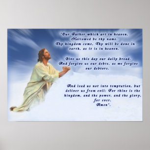 Poster La prière du Seigneur