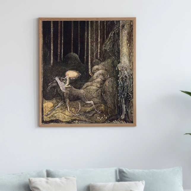 Poster La princesse de John Bauer et l'élan (Créateur téléchargé)