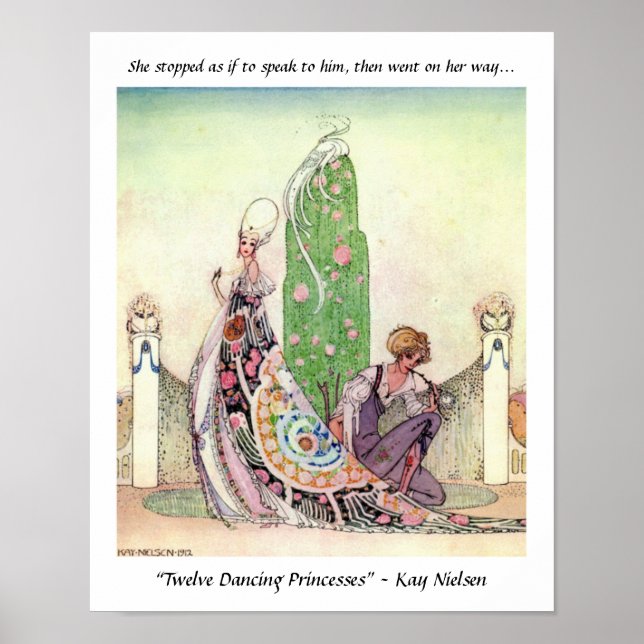 Poster La princesse et le conte de fées du garçon de jard (Devant)