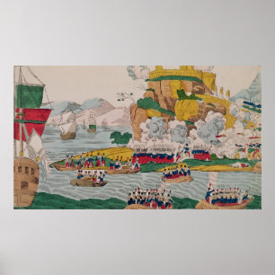 Poster La prise d'Alger par le Français