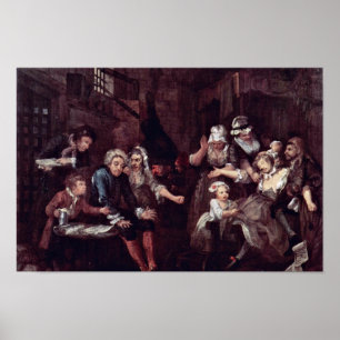 Poster La Prison " De Hogarth William (Best Quality)