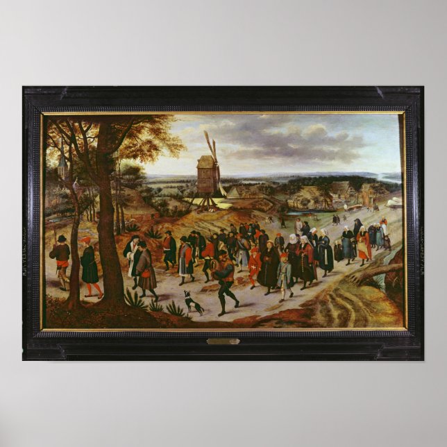 Poster La procession Mariage (Devant)