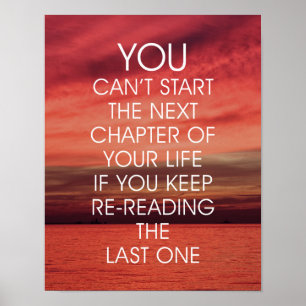 Poster La prochaine citation de la vie de chapitre