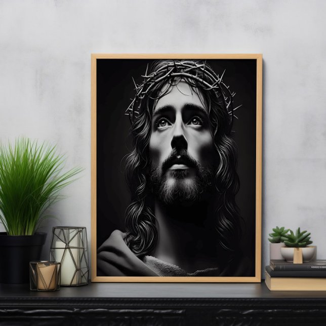 Poster La profonde réflexion céleste du Rédempteur (Créateur téléchargé)