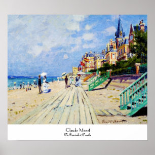 Poster La promenade chez Trouville Claude Monet