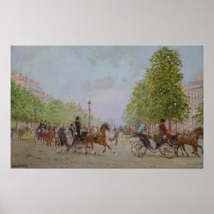 Poster La Promenade sur les Champs-Elysées