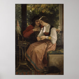 Poster La proposition - William Bouguereau