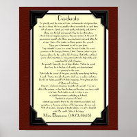 La prose de Desiderata