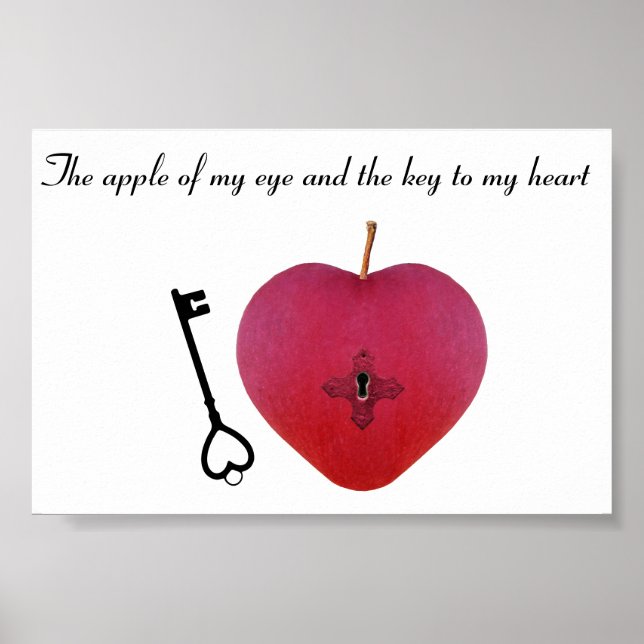 Poster La prunelle de mes yeux et la clé de mon cœur (Devant)