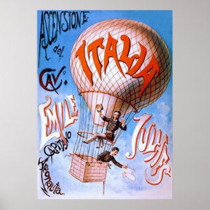 Poster La publicité vintage de ~ de l'Italie