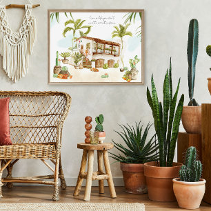 Poster La Pura Vida   Été Rétro Branché Mexique
