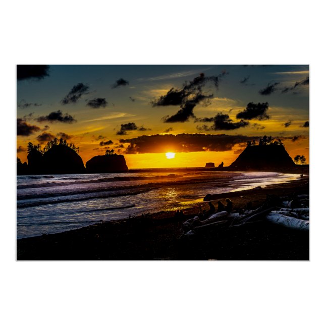 Poster La Push Sunset brillant (Devant)