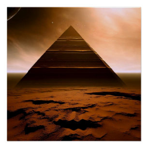 Poster La pyramide de la planète rouge
