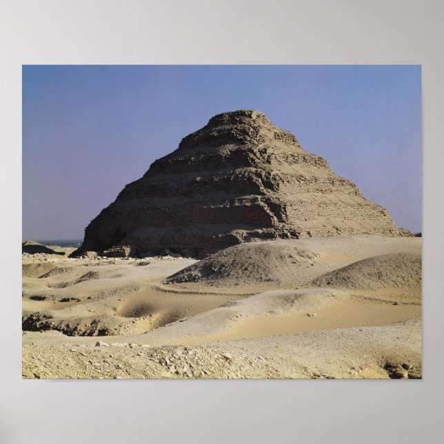 Poster La pyramide du roi Djoser Vieux royaume (Devant)
