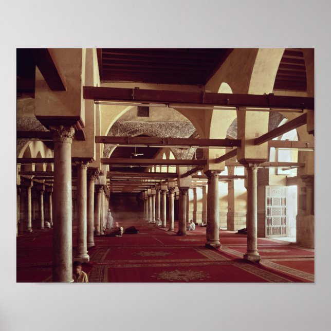 Poster La Qibla Liwan de la mosquée Al-Azhar (Devant)