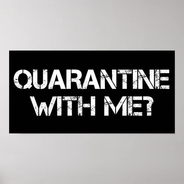 Poster La quarantaine avec moi ? (Devant)