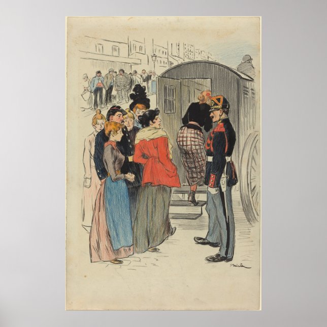 Poster La Raffle 1893 (Devant)