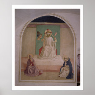 Poster La raillerie du Christ avec la Vierge et le St