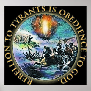 Poster La rébellion aux tyrans est obéissance aux