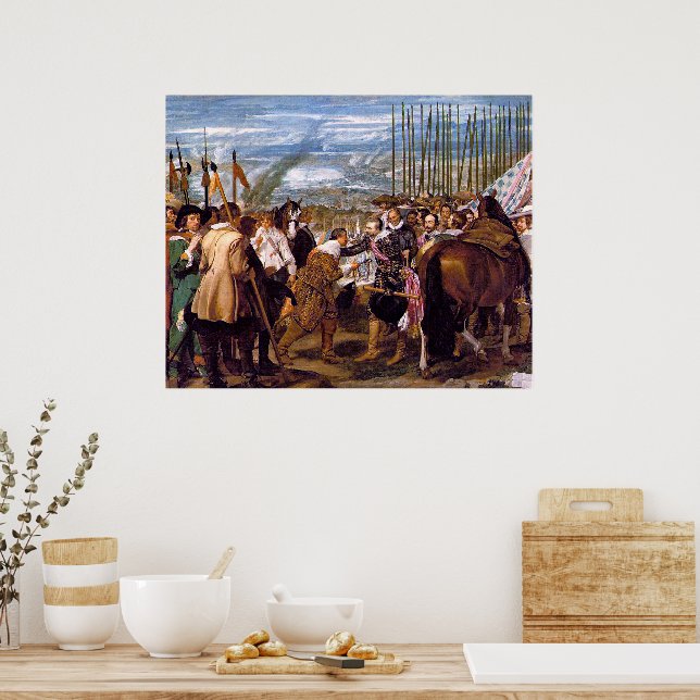 Poster La reddition de Breda, beaux-arts, (Cuisine)